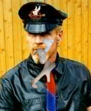 Man with Fist-And-Mouth